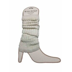 Vía Rosa Women’s Leg Warmers One Size White Color